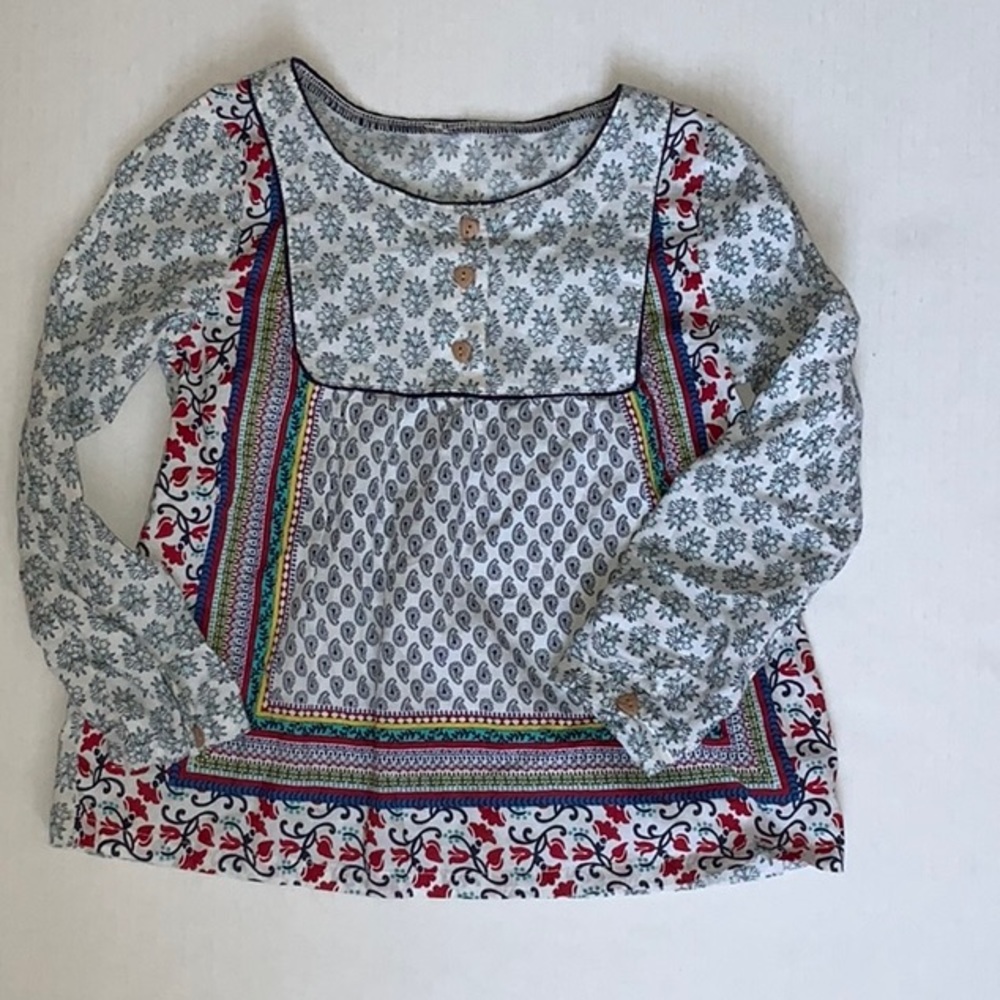 Carter’s Boho Girl Tunic Top Lightweight Summer Paisley Floral Pattern - Size 4T